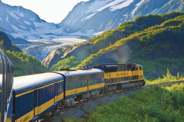 Alaska railroad anchorage alaskan discovery unis etats voyages bartlett hosts